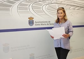 La edil de Familia de Santa Marta, Juani Rubio. EÑE