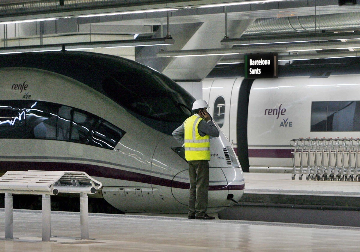 Imagen de la estación de Barcelona Sants.