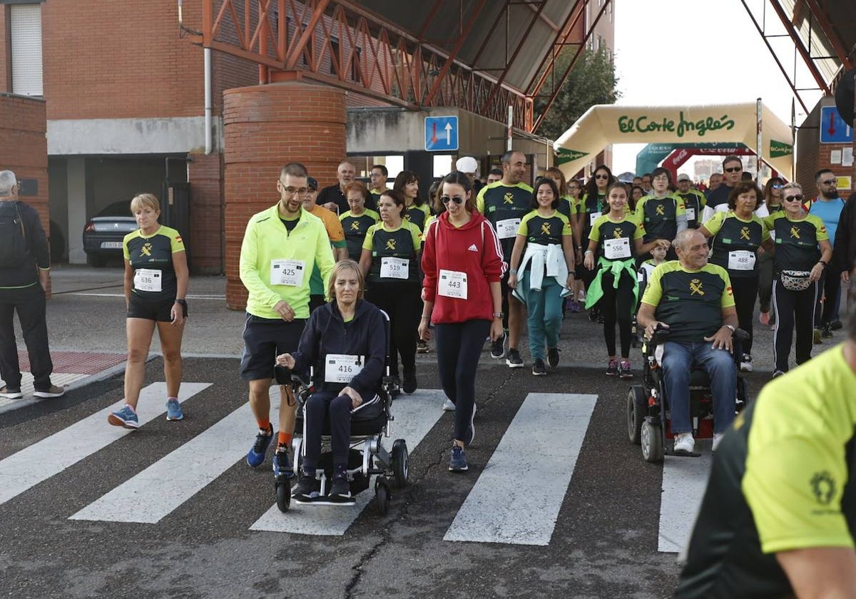 Exitosa Carrera de la Guardia Civil a favor de la lucha contra la ELA