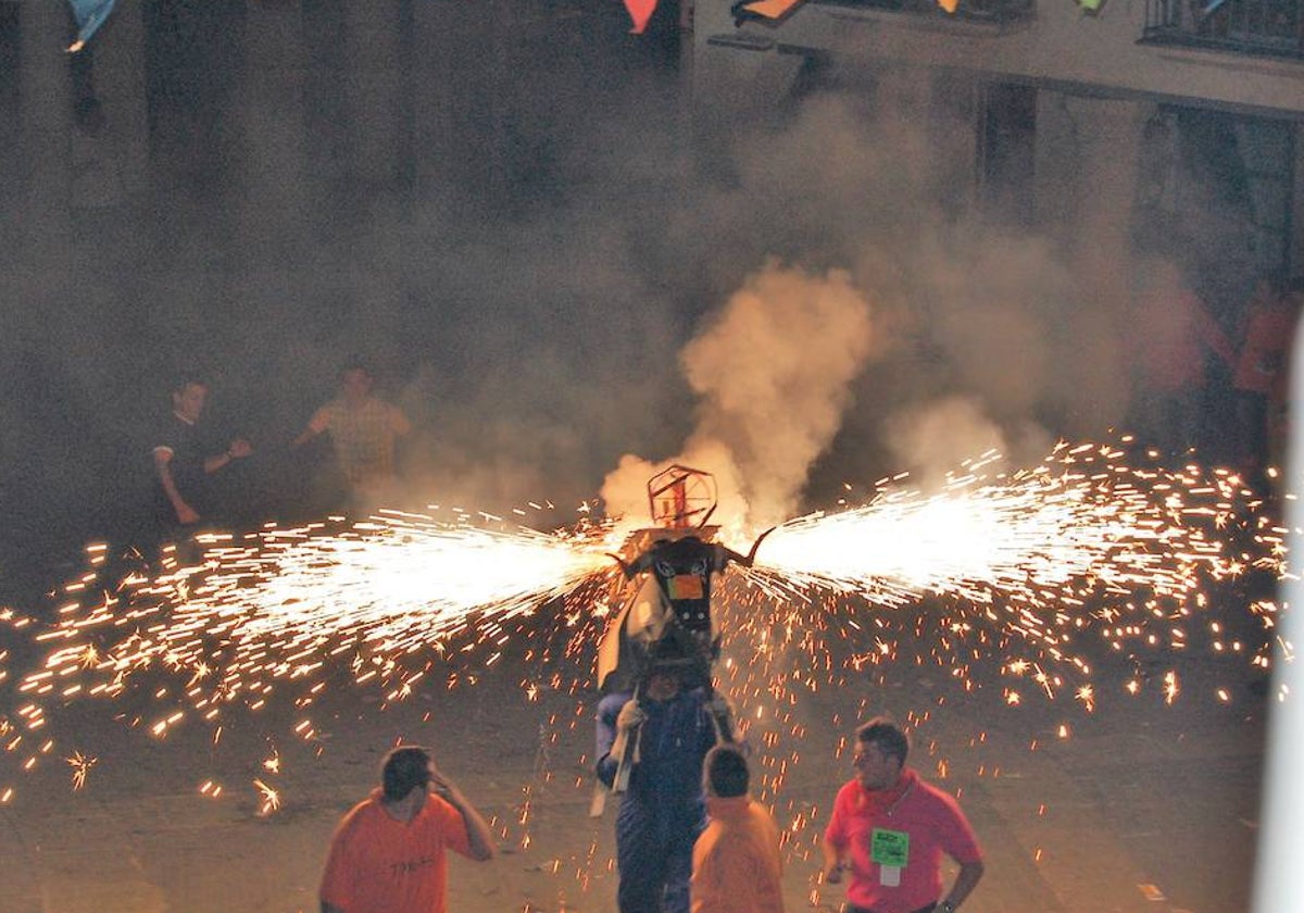 Los hechos ocurrieron durante el toro de fuego de Alba de Tormes.