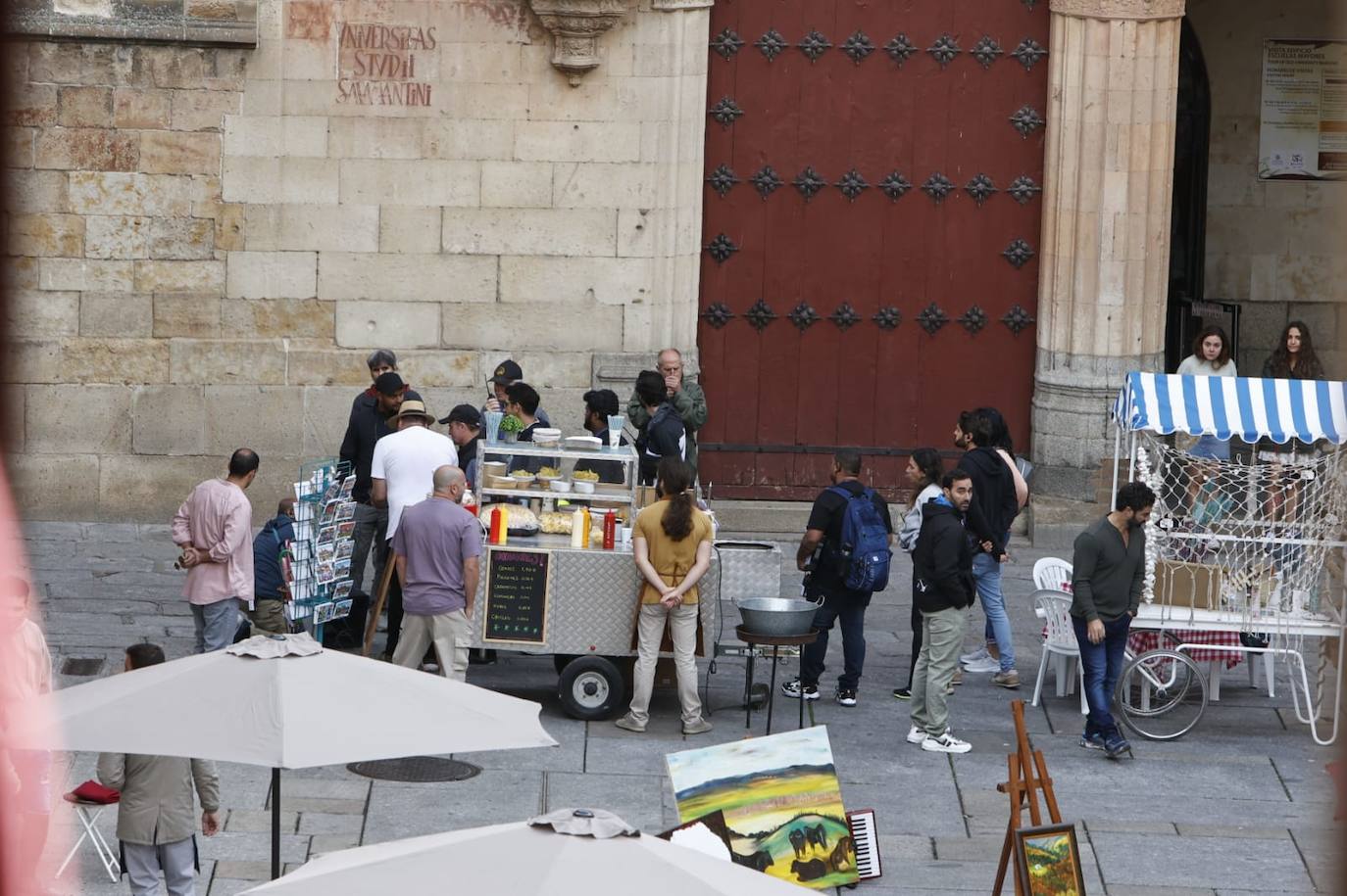 Las curiosas imágenes del comienzo del rodaje de la película de Bollywood