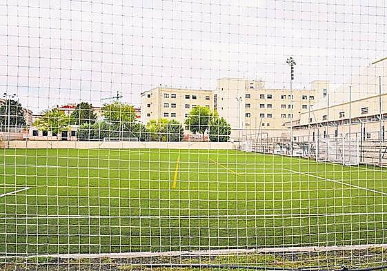 Imagen del campo Rosa Colorado tomada el pasado sábado a las 11:15 de la mañana, hora en la que el Jai Alai cadete debió de jugar su segundo choque de la temporda.