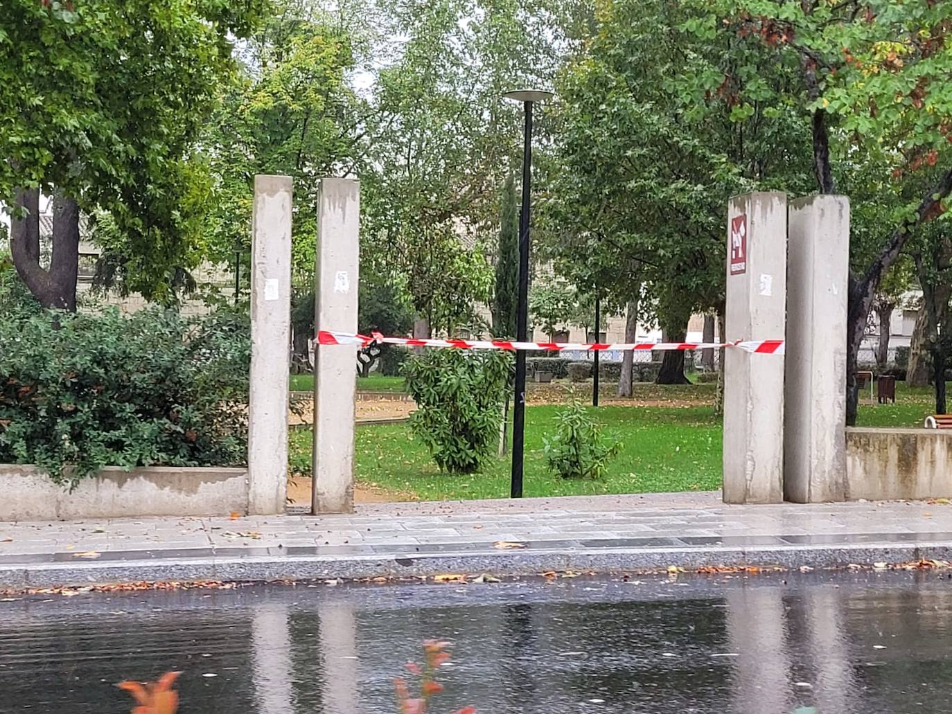 Los efectos de las fuertes rachas del viento en la provincia de Salamanca