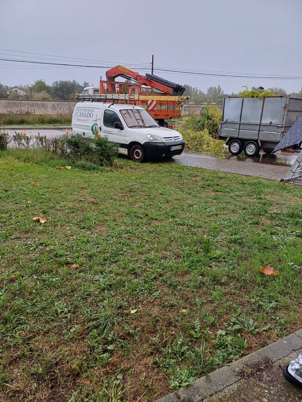 Los efectos de las fuertes rachas del viento en la provincia de Salamanca