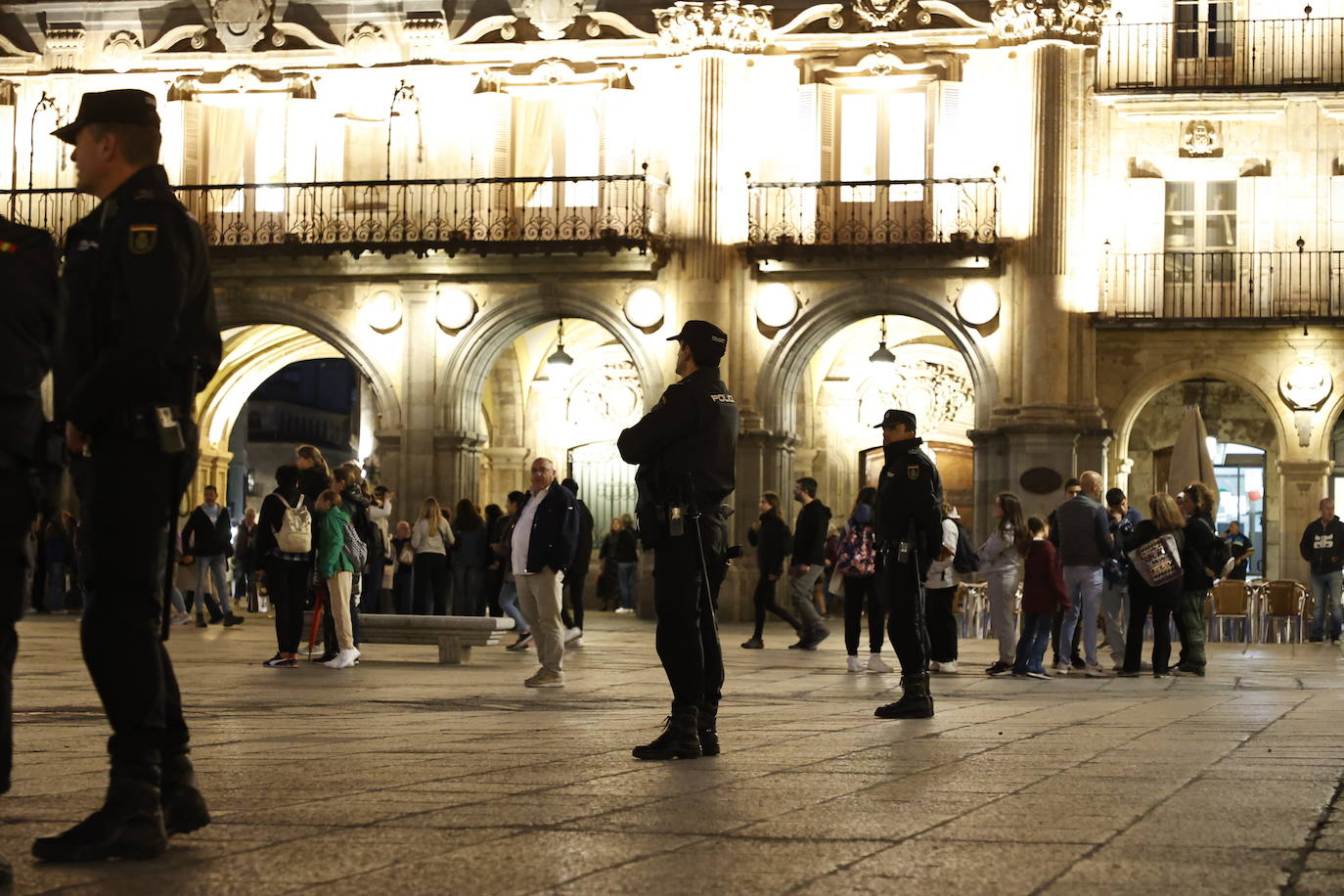 Así ha sido la manifestación a favor de Palestina en la Plaza Mayor