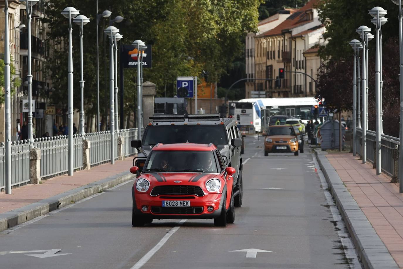 Nuevo día de rodaje: otra escena de acción por las calles de Salamanca