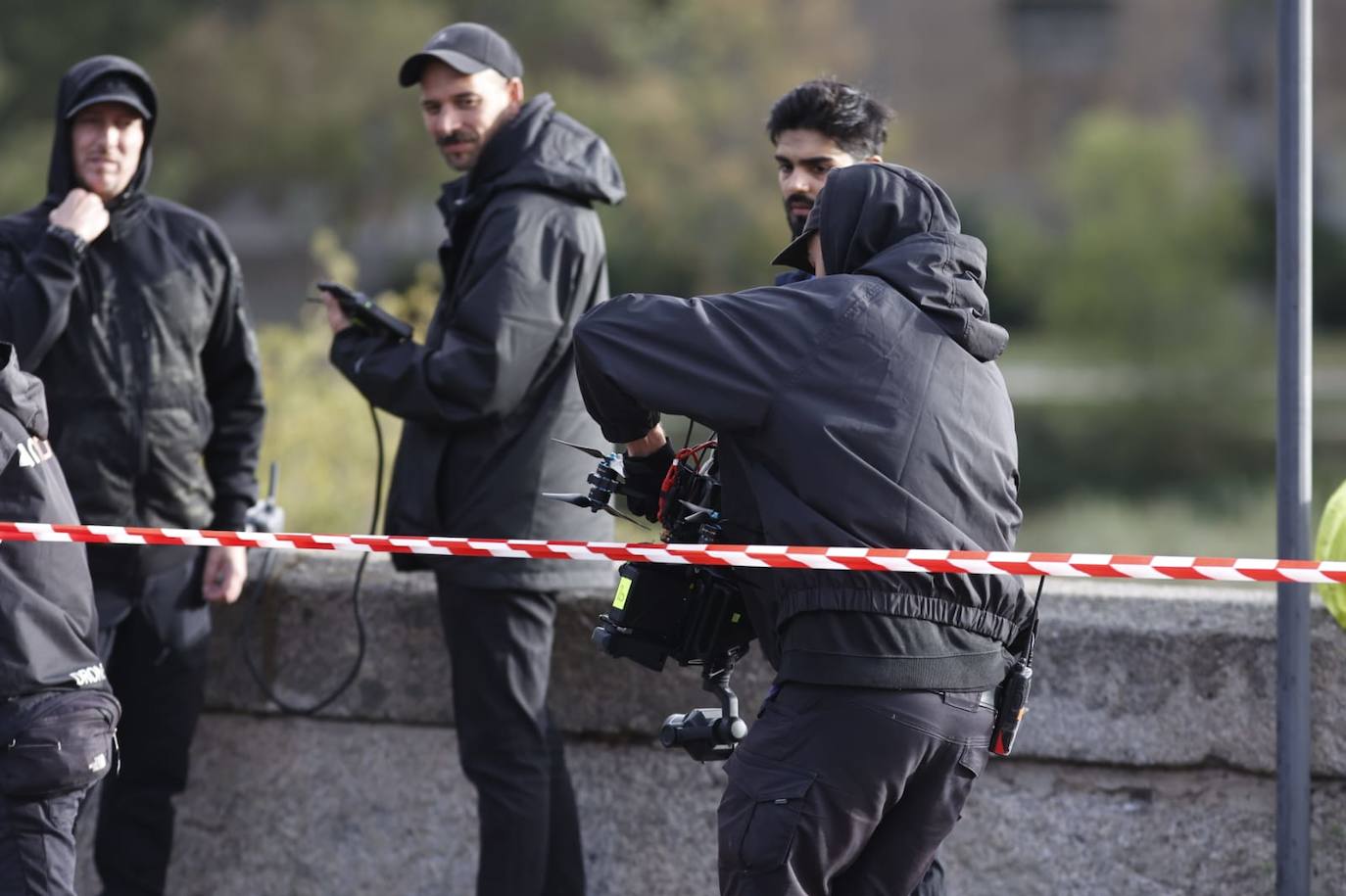 Nuevo día de rodaje: otra escena de acción por las calles de Salamanca