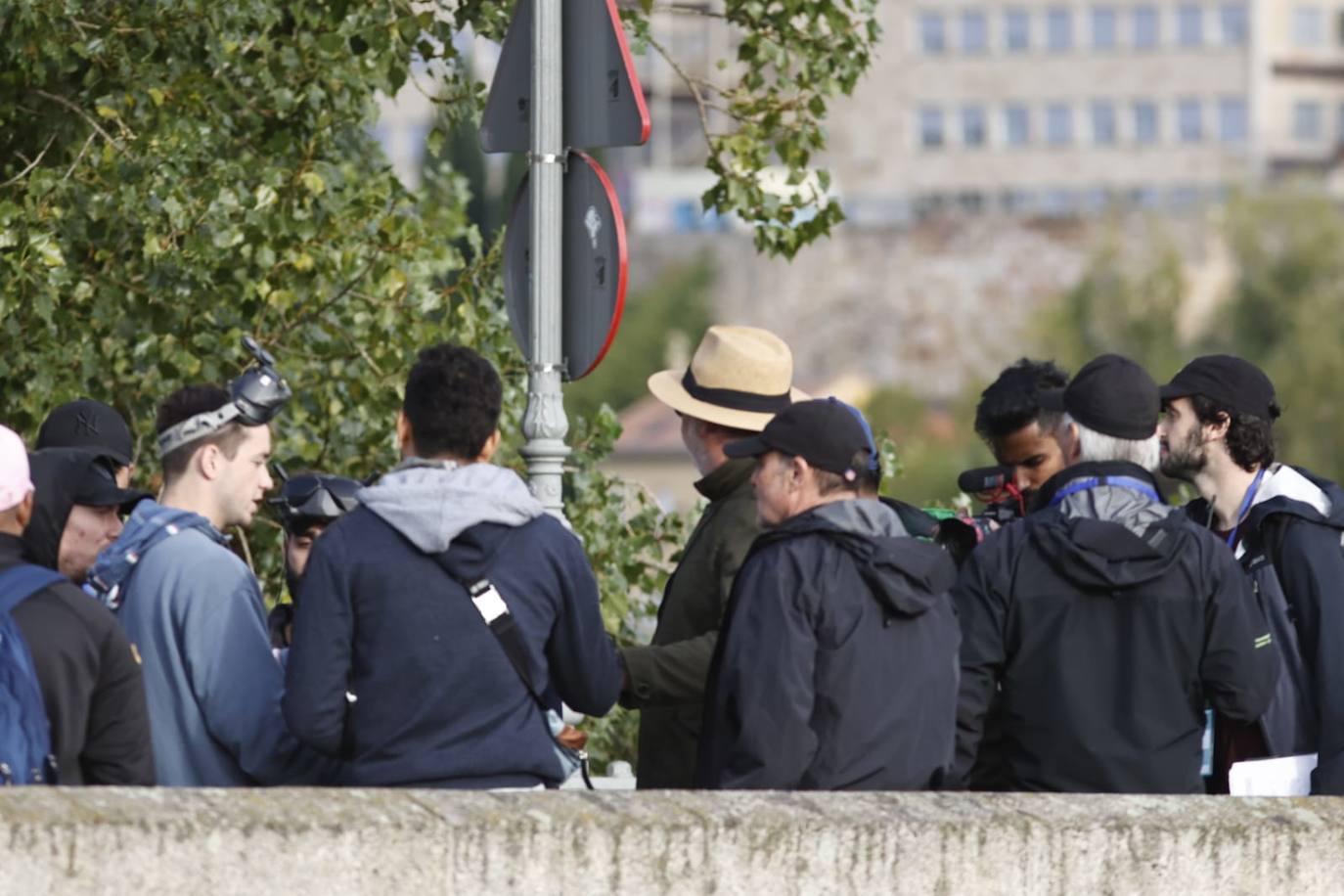 Nuevo día de rodaje: otra escena de acción por las calles de Salamanca