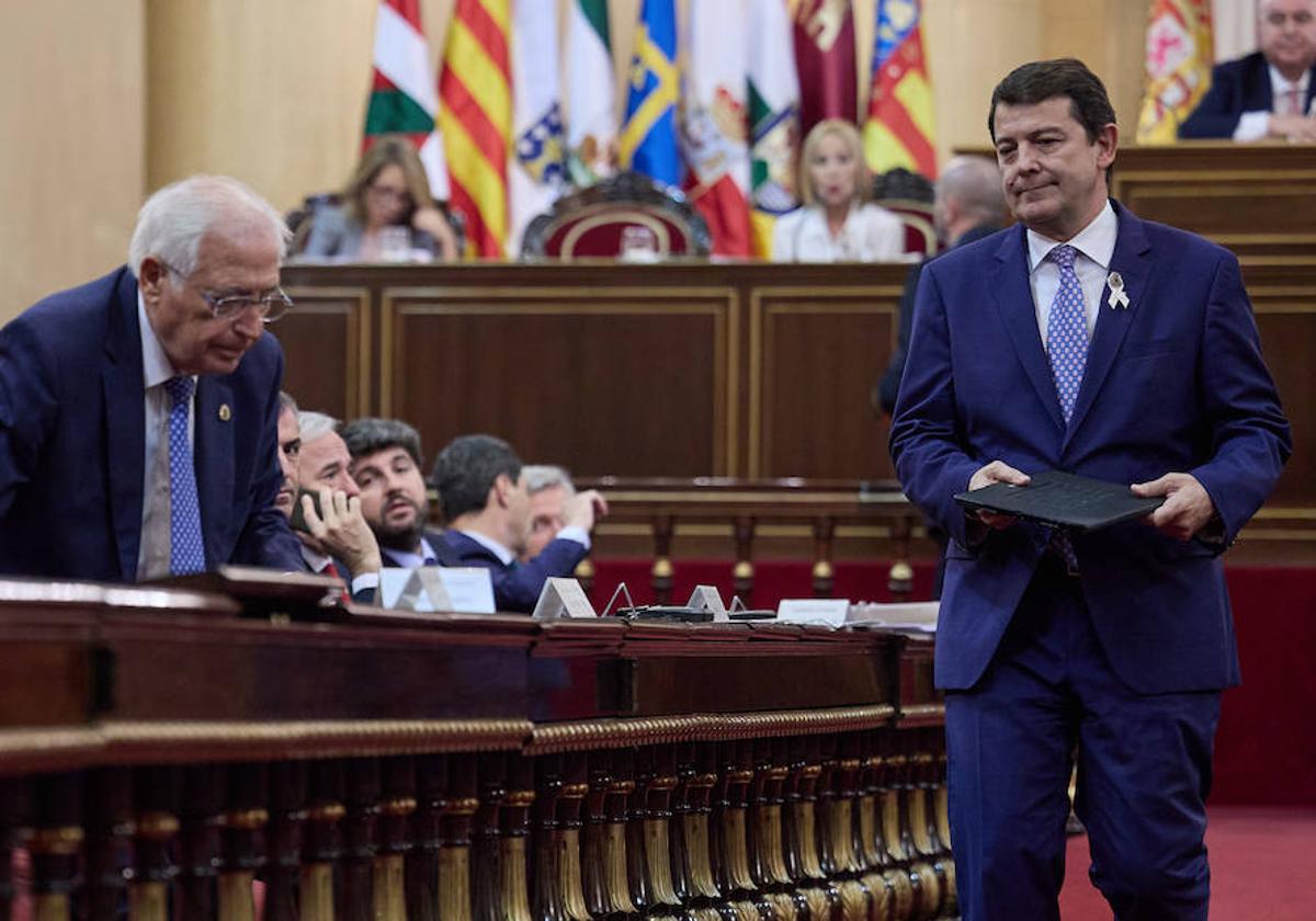 El presidente de Castilla y León, Alfonso Fernández Mañueco.