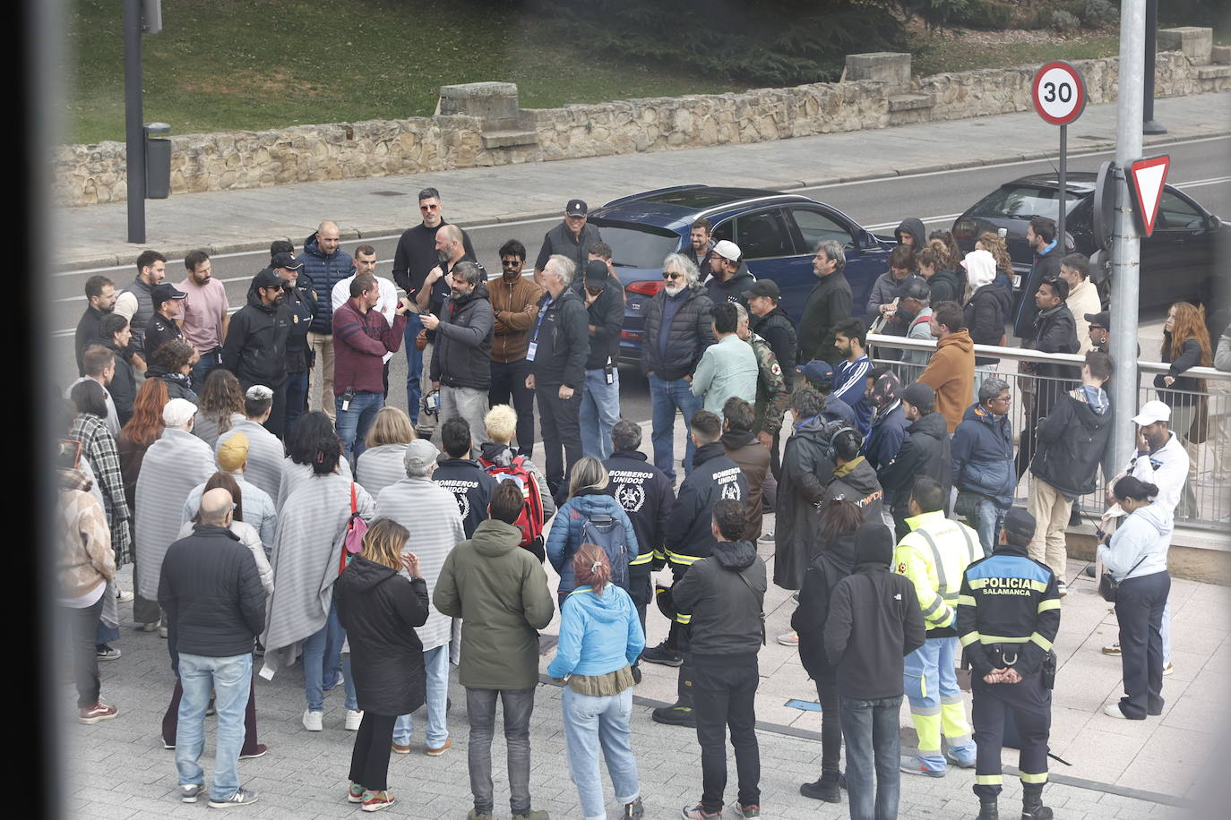 &quot;War 2&quot; se despide de Salamanca con una espectacular persecución policial