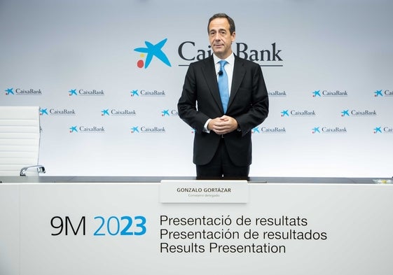 El consejero delegado de CaixaBank, Gonzalo Gortázar.