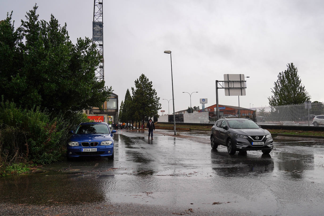 Así estaba El Helmántico cuando se suspendió el Salamanca UDS - Cristo Atlético