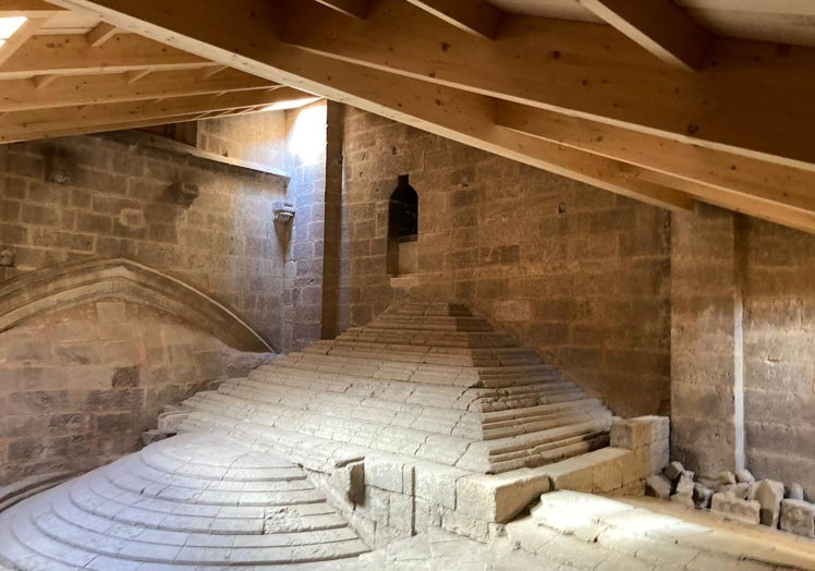 Aspecto del interior restaurado de la Sacristía y antesacristía de la Catedral de Ciudad Rodrigo.