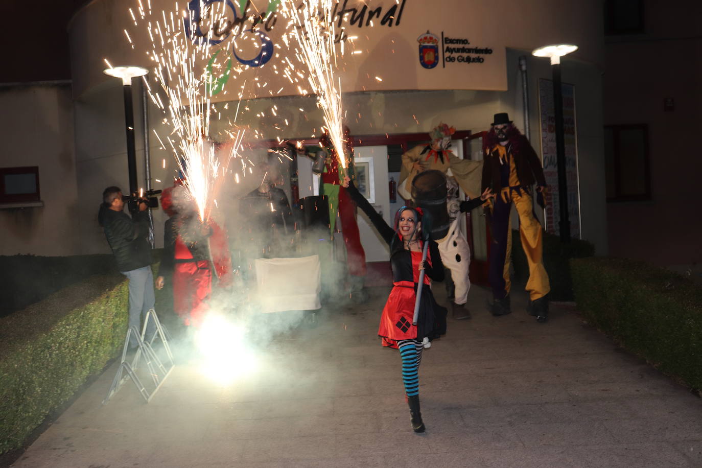 Pasacalles de terror en la noche de Guijuelo