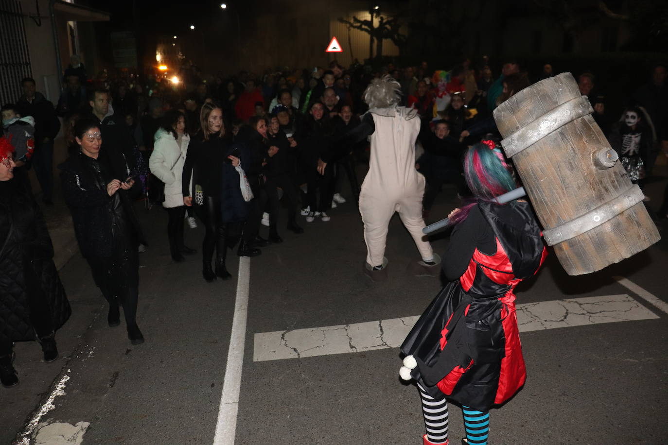 Pasacalles de terror en la noche de Guijuelo