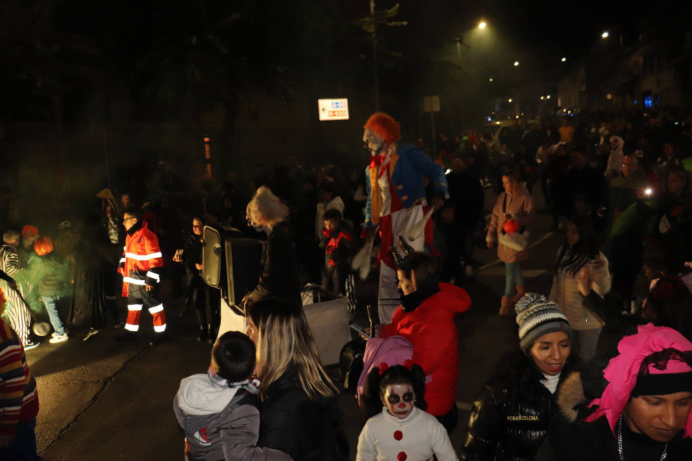 Pasacalles de terror en la noche de Guijuelo