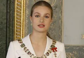 La Princesa Leonor pide a los españoles su confianza en su emotivo discurso