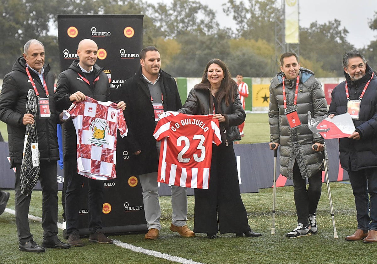 La primera visita del Sporting de Gijón a Guijuelo, en imágenes