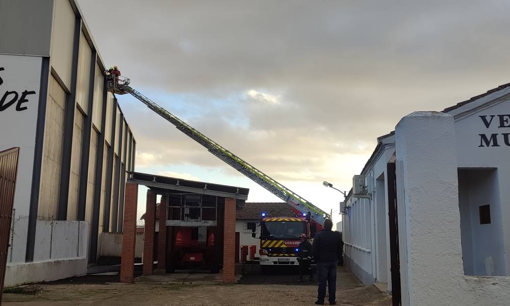 La comarca de Peñaranda siente la borrasca &#039;Domingos&#039;