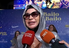 Marlene Mourreau no quiso perderse el musical sobre Raffaella Carrá.