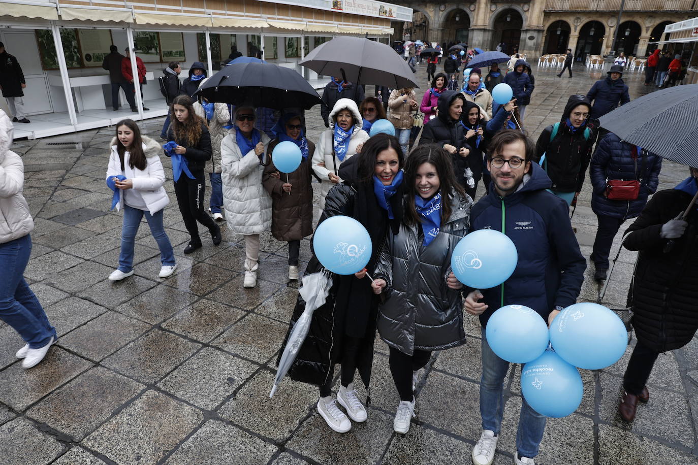 La marcha por la diabetes en Salamanca, en imágenes