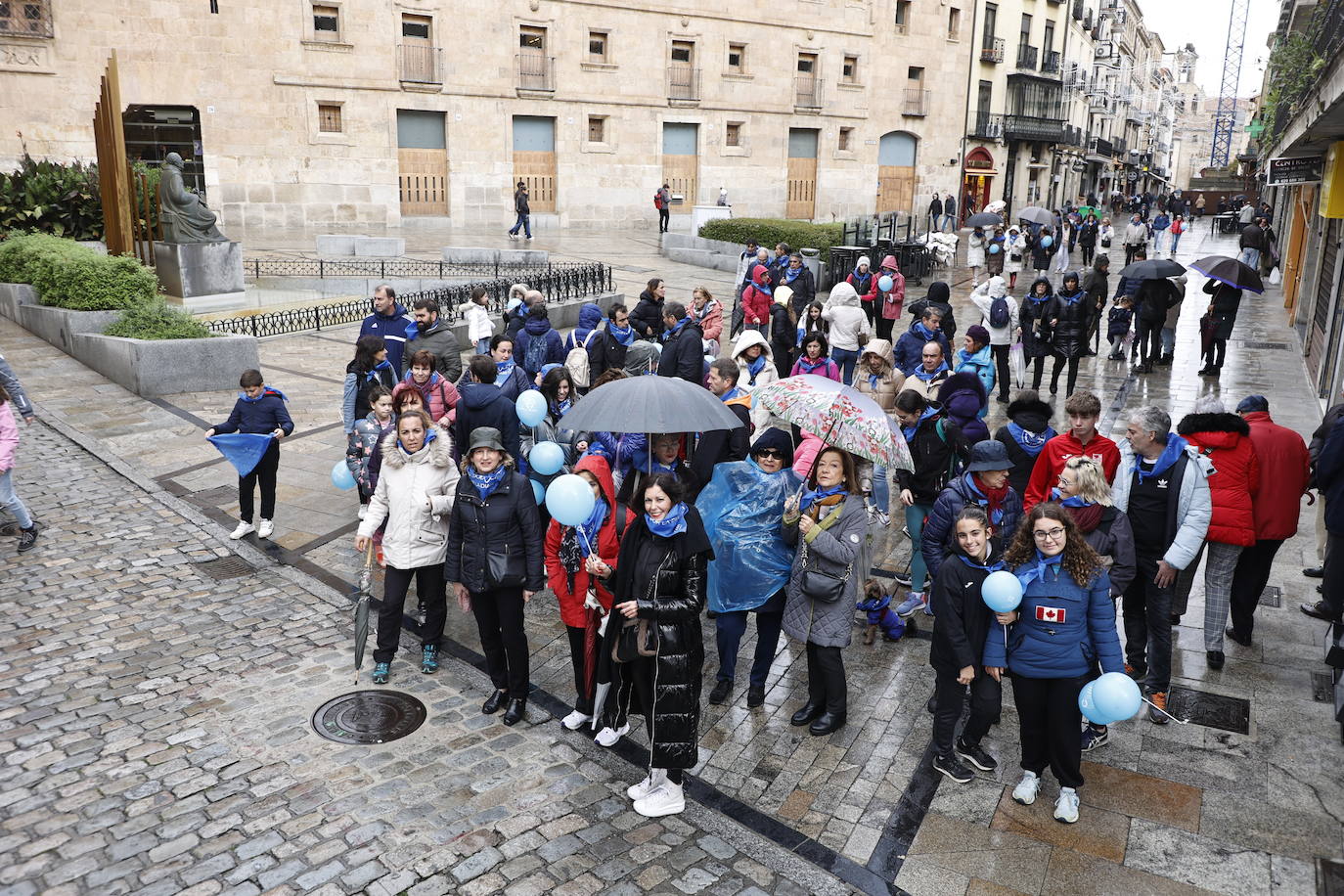 La marcha por la diabetes en Salamanca, en imágenes