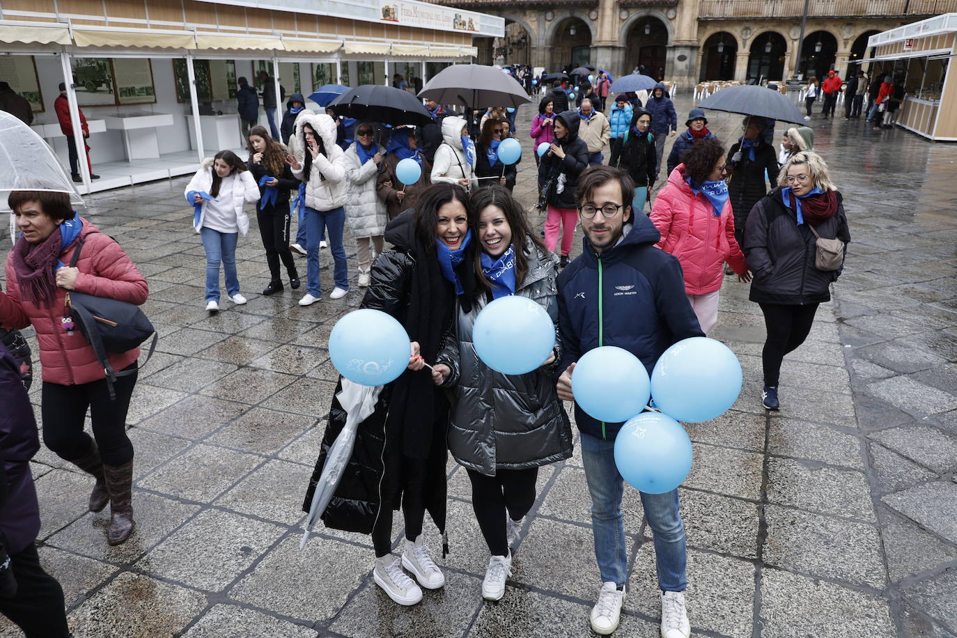 La marcha por la diabetes en Salamanca, en imágenes