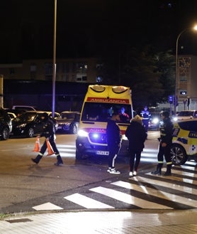 Imagen secundaria 2 - Imágenes del atropello en la avenida Hilario Goyenechea, en el barrio de San José.