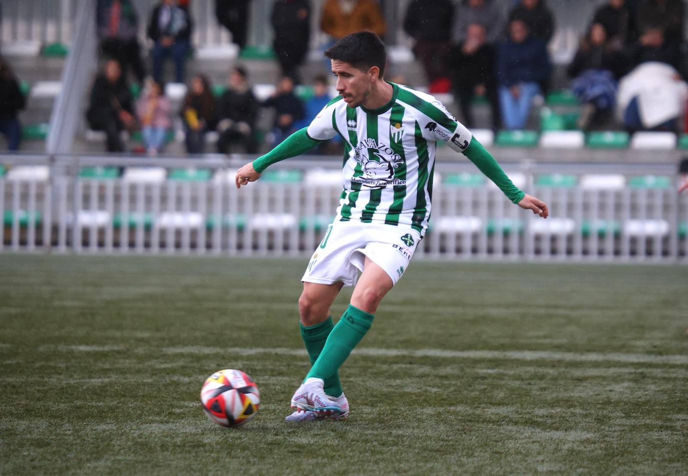 Cristóbal, durante el encuentro frente a la Arandina.