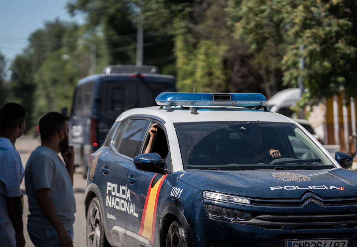 Imagen de un coche policial.