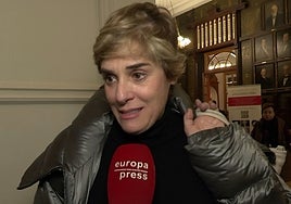 Anabel Alonso asegura que ha apuntado a su hijo a clases de teatro.