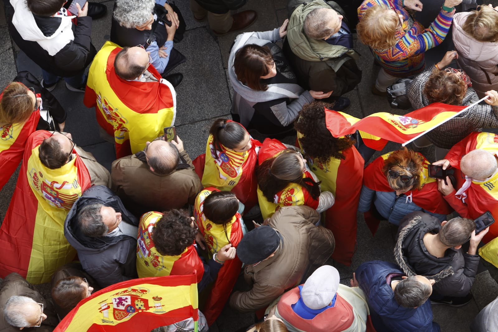 La manifestación contra la amnistía en Salamanca, en imágenes