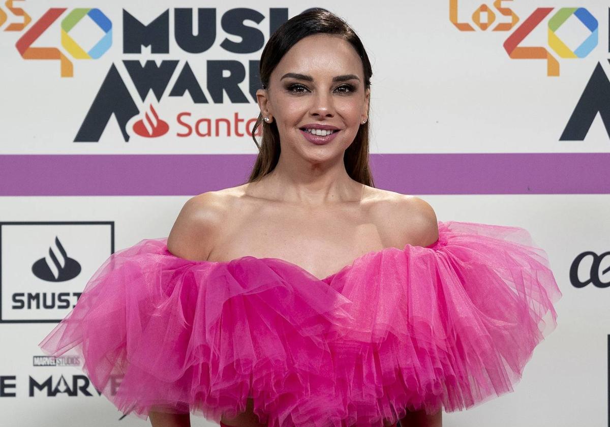 Chenoa, en su última aparición pública en Los40 Music Awards.