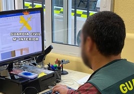 La Guardia Civil investigó el caso.