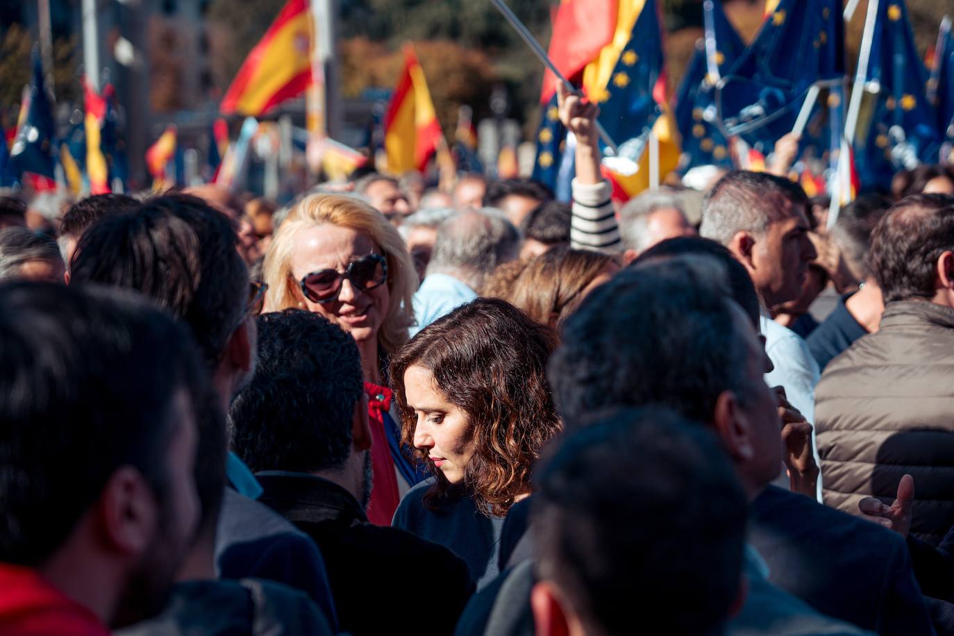 Un millón de personas se manifiestan contra la amnistía en Cibeles según los organizadores