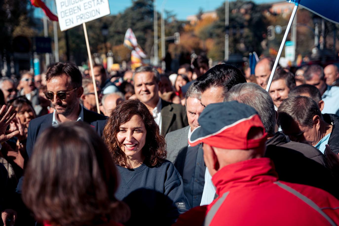 Un millón de personas se manifiestan contra la amnistía en Cibeles según los organizadores