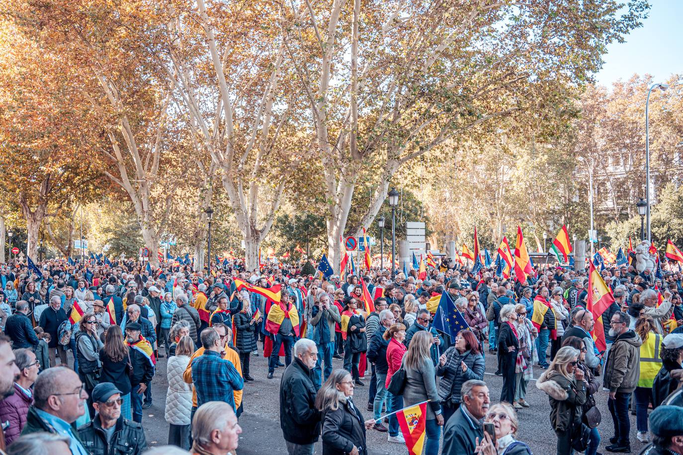 Un millón de personas se manifiestan contra la amnistía en Cibeles según los organizadores