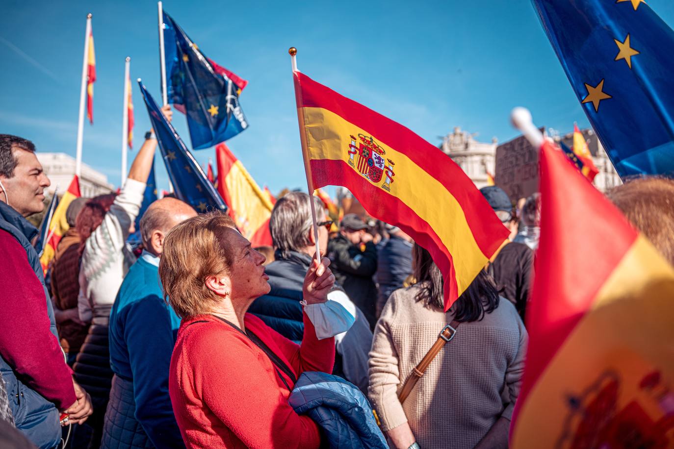 Un millón de personas se manifiestan contra la amnistía en Cibeles según los organizadores