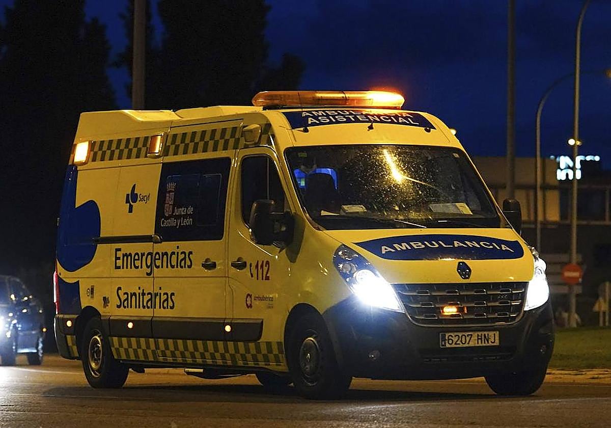 Ambulancia del Sacyl.