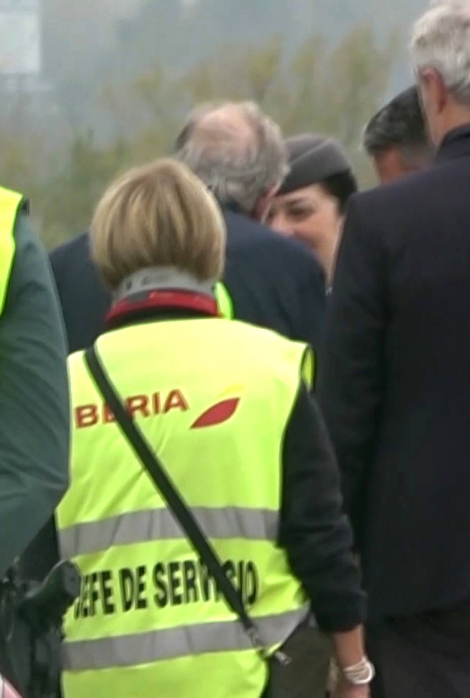 El Rey Juan Carlos, pillado en Vitoria antes de llegar a Sanxenxo