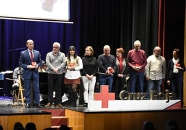 Homenaje a cinco destacados voluntarios de la asamblea mirobrigense en la gala de Cruz Roja Ciudad Rodrigo