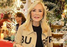 Carmen Lomana durante la inauguración de 'El Rastrillo de Nuevo Futuro'.