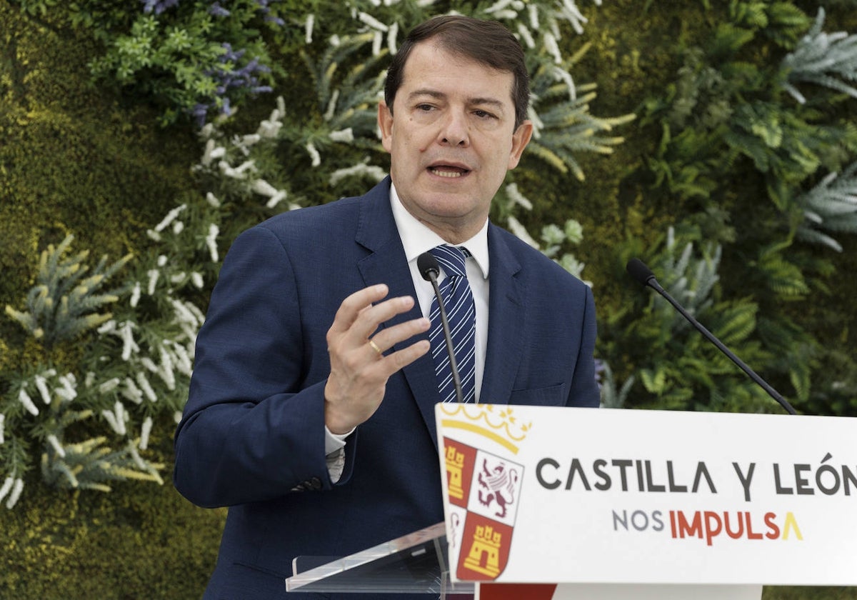 El presidente de la Junta de Castilla y León.