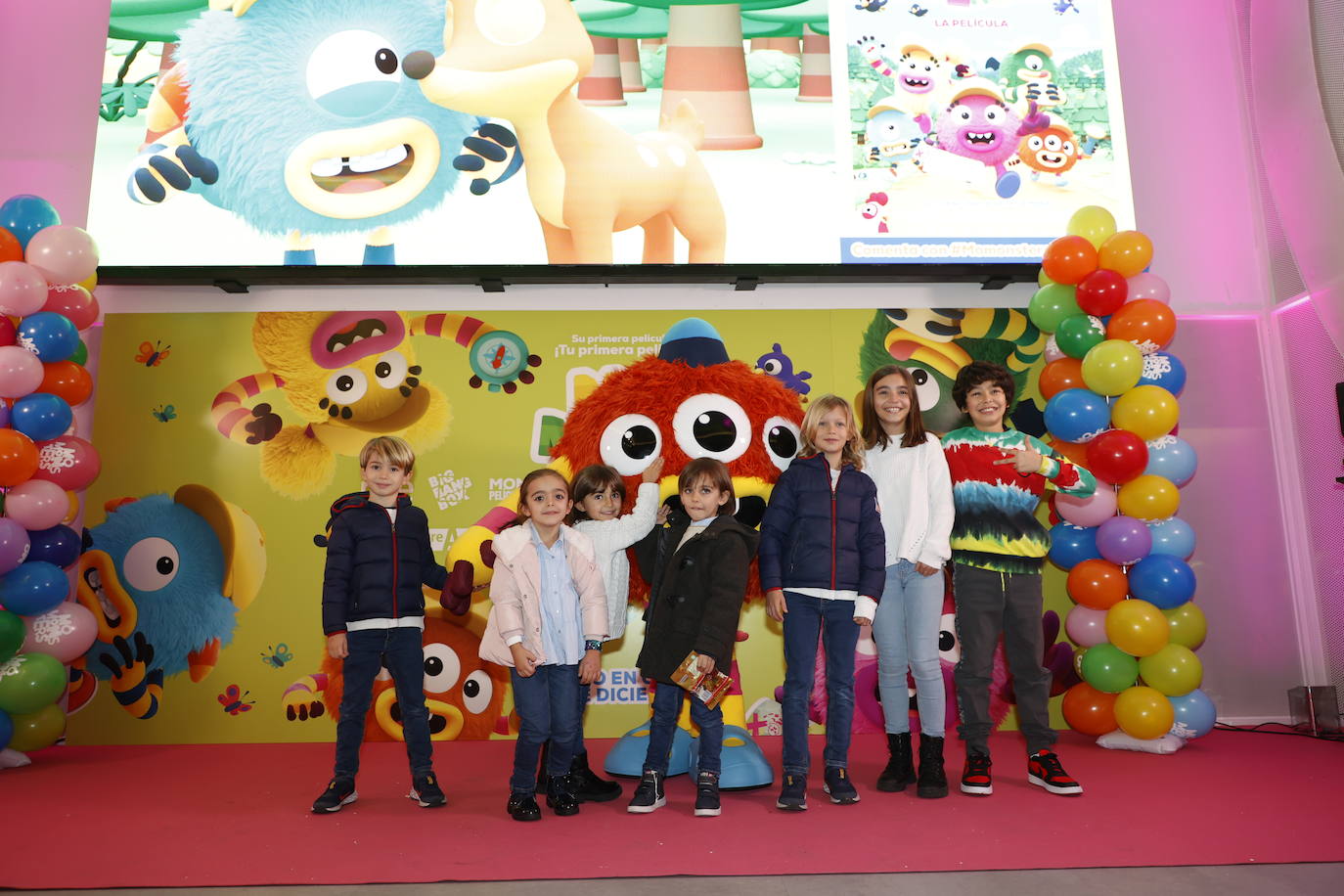 Así disfrutaron los más pequeños de la casa del preestreno de Momonsters en Salamanca
