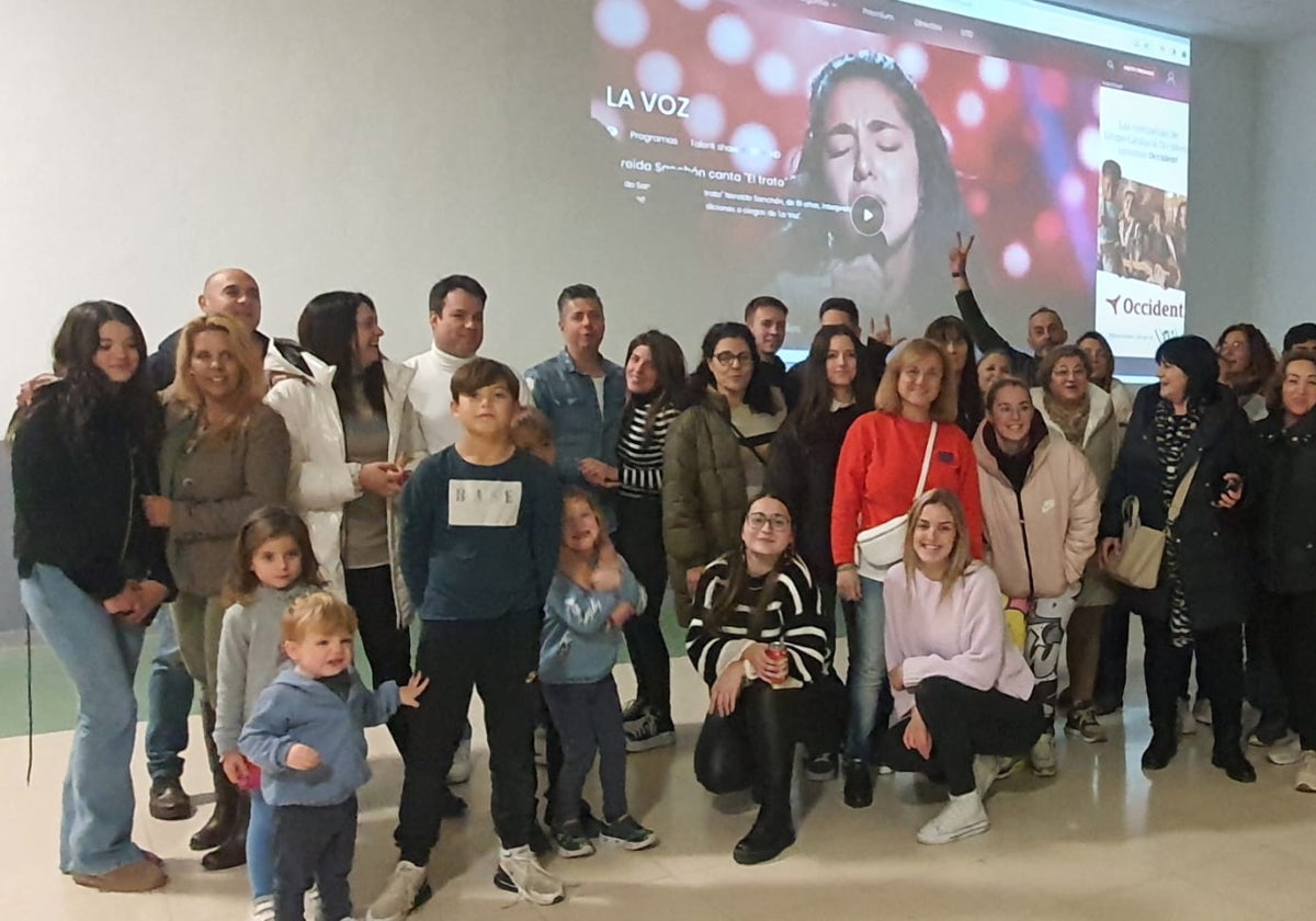 Así apoyó Doñinos a Nereida para llegar a la final de &#039;La Voz&#039;