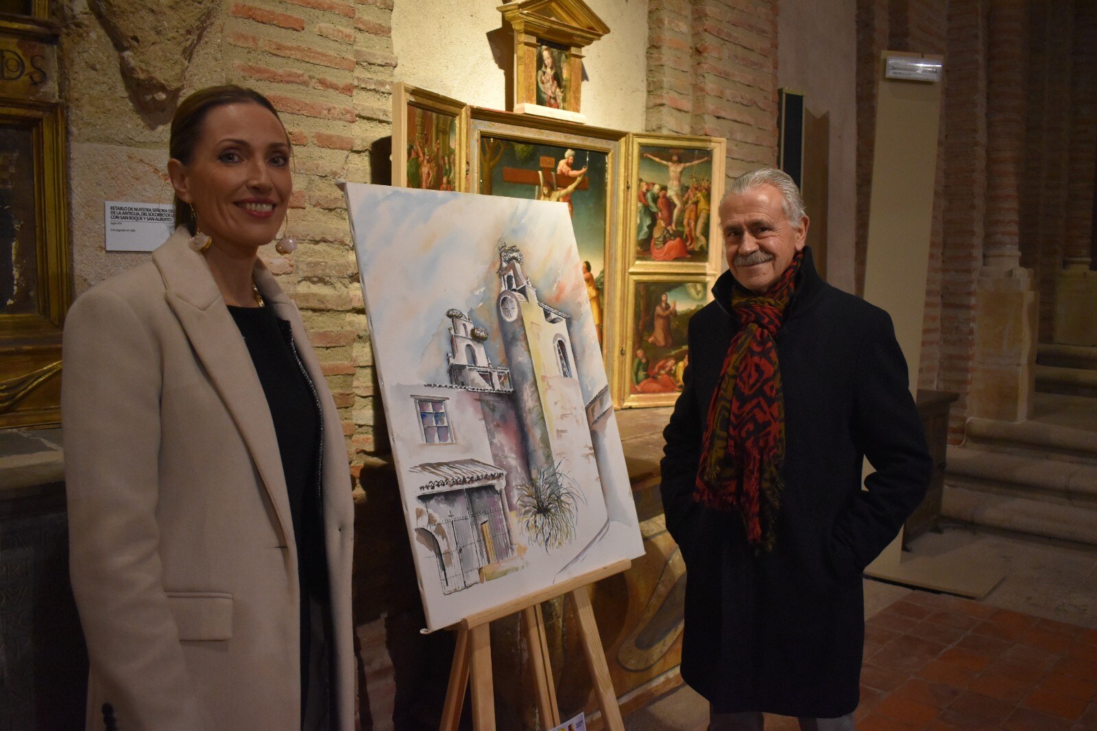 &#039;Rincones de Alba&#039;, la nueva exposición pictórica de la villa ducal en la iglesia de San Juan
