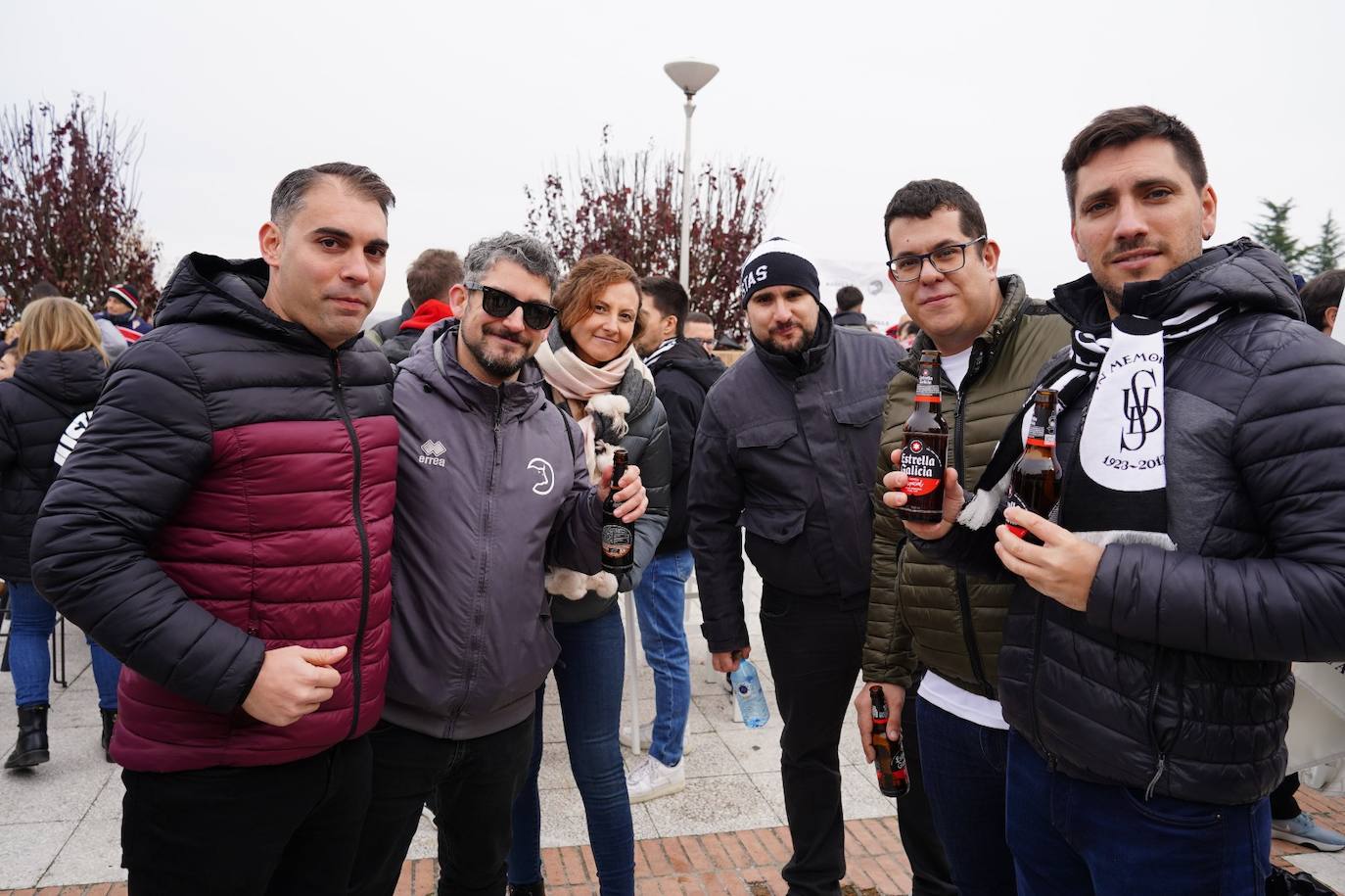 Gran ambiente previo al partido de Copa entre Unionistas y Sporting