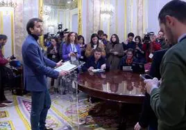 El diputado de Podemos, Javier Sánchez Serna.