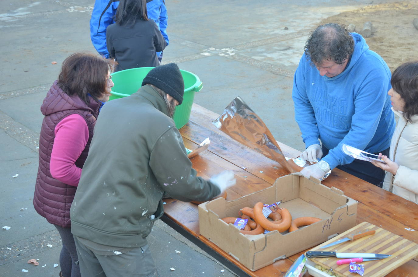 De matanza y degustaciones en Saucelle