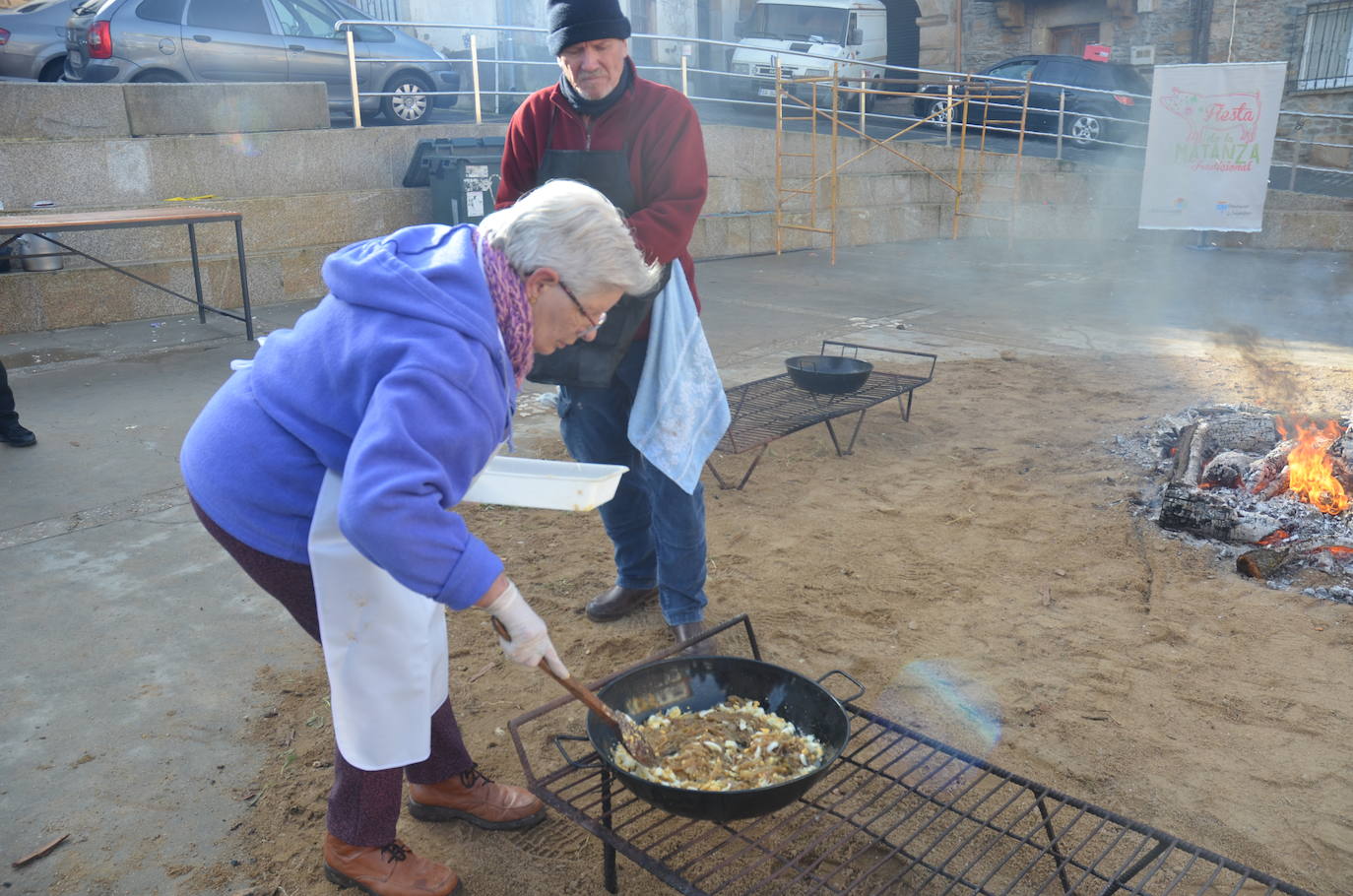 De matanza y degustaciones en Saucelle